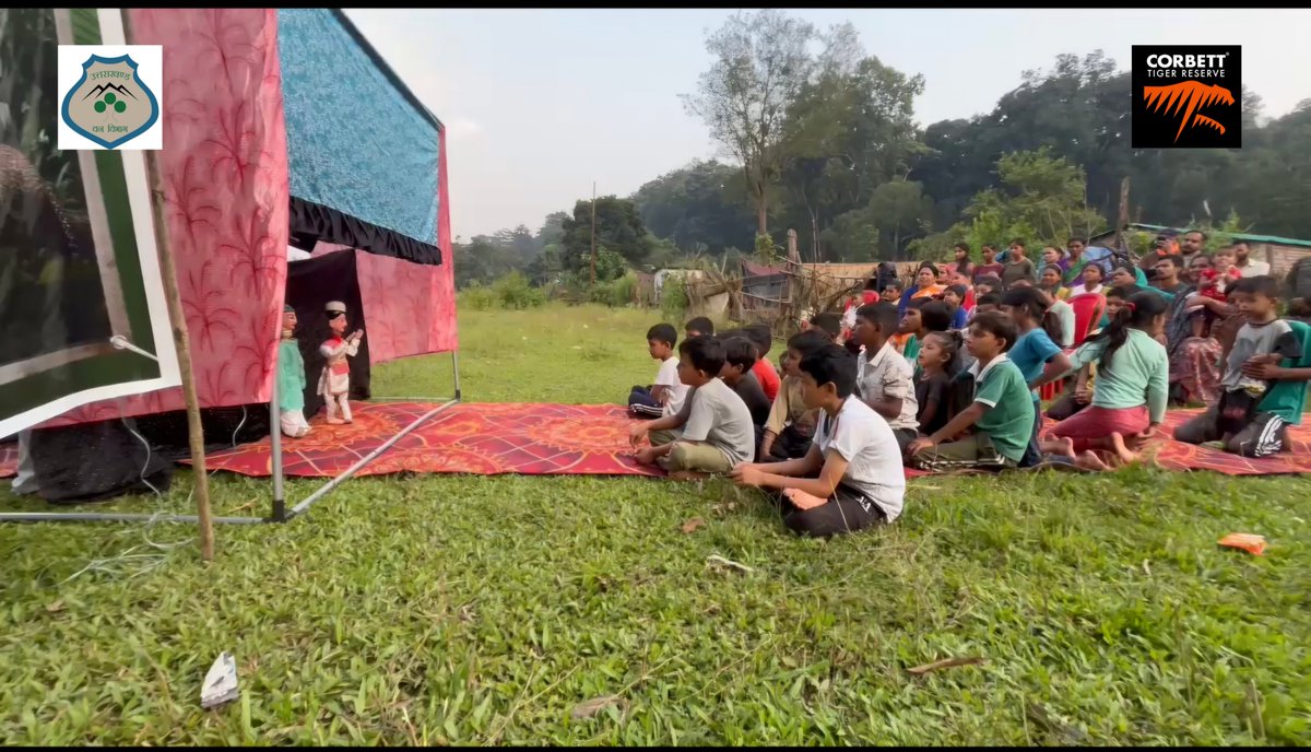 corbett_gov's tweet photo. 🐅 Wildlife Week 2026 | Puppet Show
A puppet show in Kalagarh spread the message of wildlife conservation and environmental protection among children.
02–08 October: Awareness programmes are being held daily across different ranges. 🌿
#WildlifeWeek2026 #October #PuppetShow https://t.co/mjbEgqnqL4