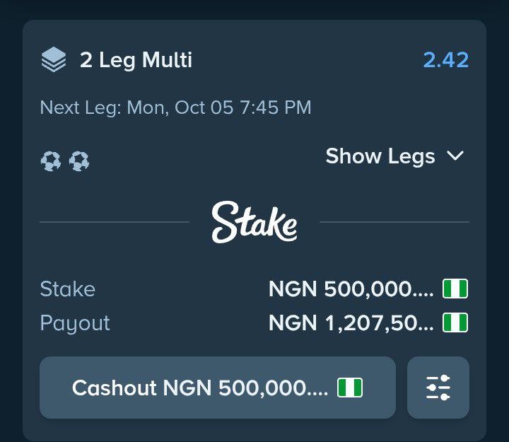 KSANALYSIS1's tweet photo. 🚨2+ ODDS ALERT 🚨 

⚽ INVESTMENT TIPS is LIVE!

🔥 Get on it now.

🔽 Click here to bet:
https://t.co/myqPpFgdh6
Or use bet code: 664311882

🎁 Join Stake:
https://t.co/3IiJ7ZVDtl

Promo Code: KINGSOLOMON
💰 Up to $200 Welcome Bonus

#KSANALYSIS #Stake #BettingTips https://t.co/AmpcTsoYL8