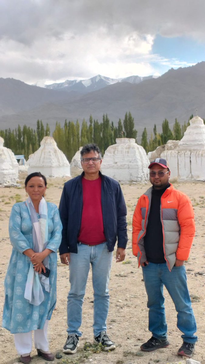 BSIP_official's tweet photo. Prof. M G Thakkar, Director, #BSIP, held discussions with Mr. Sanjit Rodrick, Secretary, Culture &amp; Tourism, UT Ladakh, to explore institutional collaboration for the documentation, conservation and promotion of Ladakh’s geological, archaeological and cultural heritage. @IndiaDST https://t.co/TgXLqkj9LV