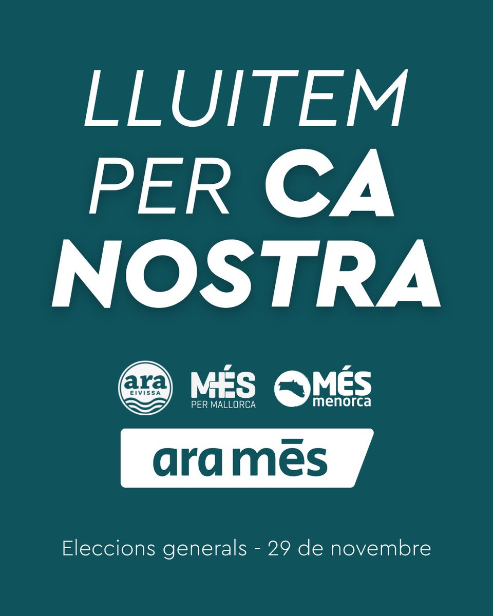 MesperMenorca's tweet photo. Preparats! 

#LluitemPerCaNostra 💚 https://t.co/HfH30KgFJk