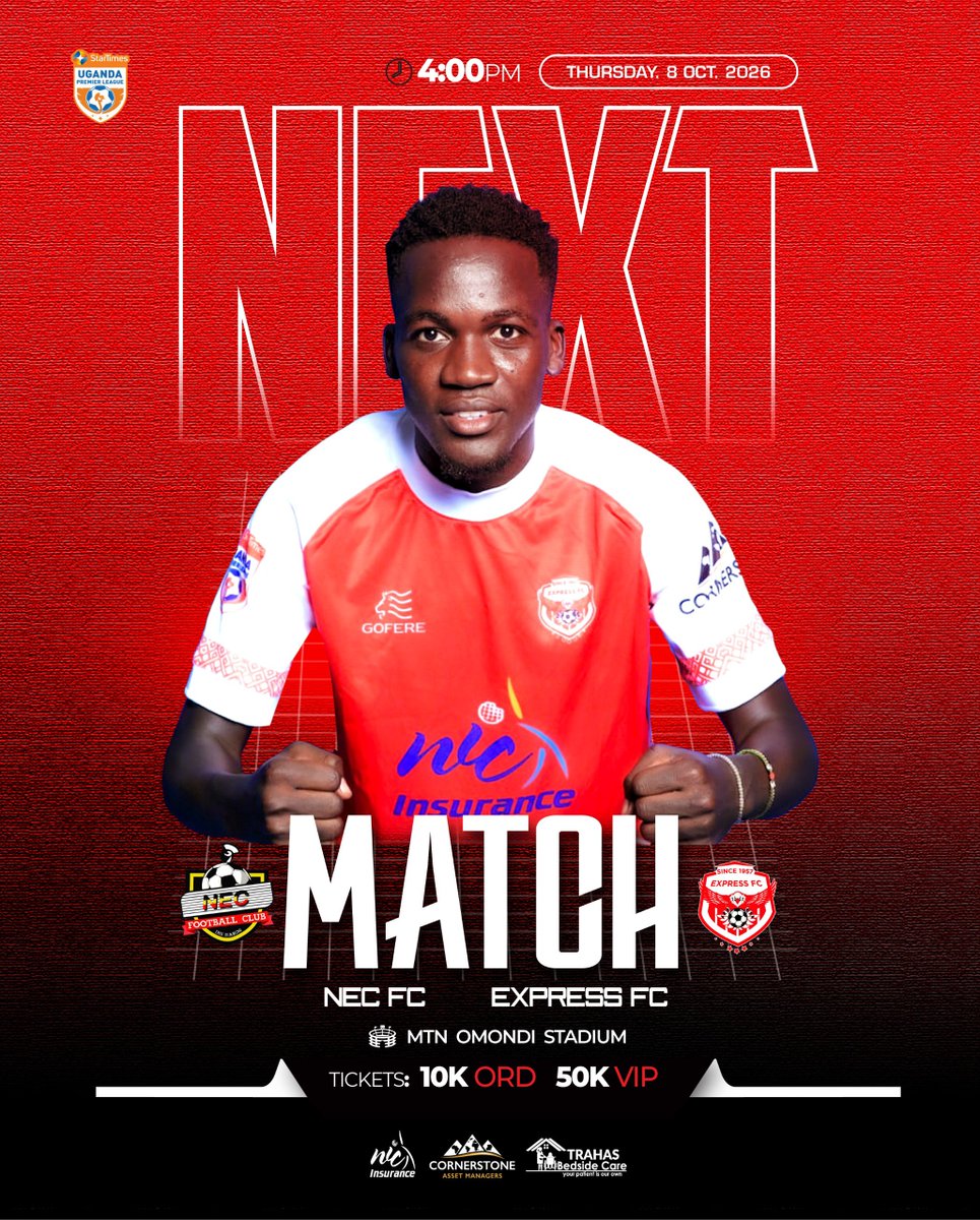 ExpressFCUganda's tweet photo. Next for the Red Eagles.

A short visit to Lugogo awaits.

 #RedEagles #ExpressFC #MukwanoGwabanji https://t.co/UwZlQrV1aG