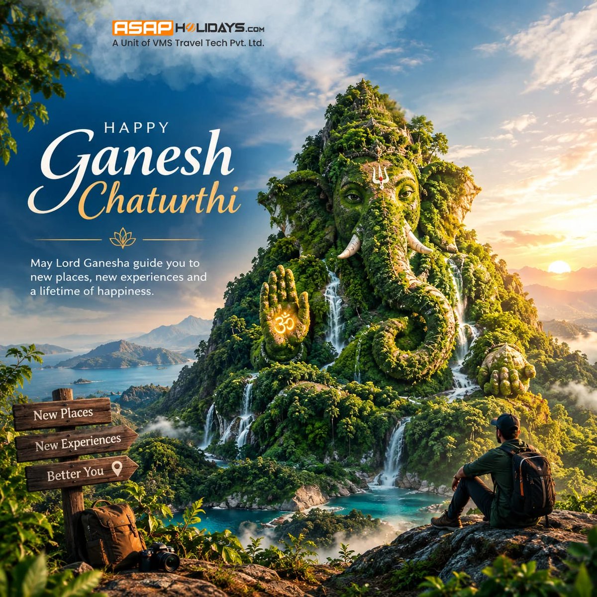 EvaldoSantosrib's tweet photo. May Lord Ganesha remove every obstacle from your path and bless your life with happiness, prosperity, and success. Ganpati Bappa Morya! https://t.co/9rCdAJBd0k