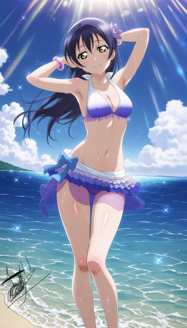闇唯AIイラスト02改 в X: „ラブライブ 園田海未ちゃん(*'ω'*) 海未