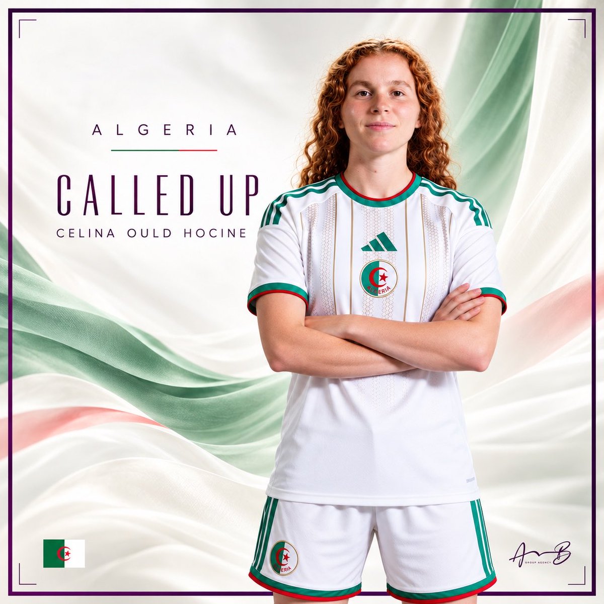 Amb_GroupAgency's tweet photo. Celina Ould Hocine has officially joined the Algeria Women’s National Team.

An important milestone in her career and the beginning of a new chapter on the international stage 🇩🇿

#TeamAMB https://t.co/XvBKFJV6pg