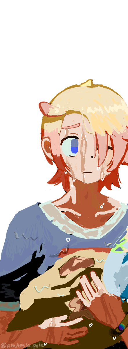 amnesia_poke's tweet photo. ある日のびしょ濡れMZ団 https://t.co/RT2mrt87f8