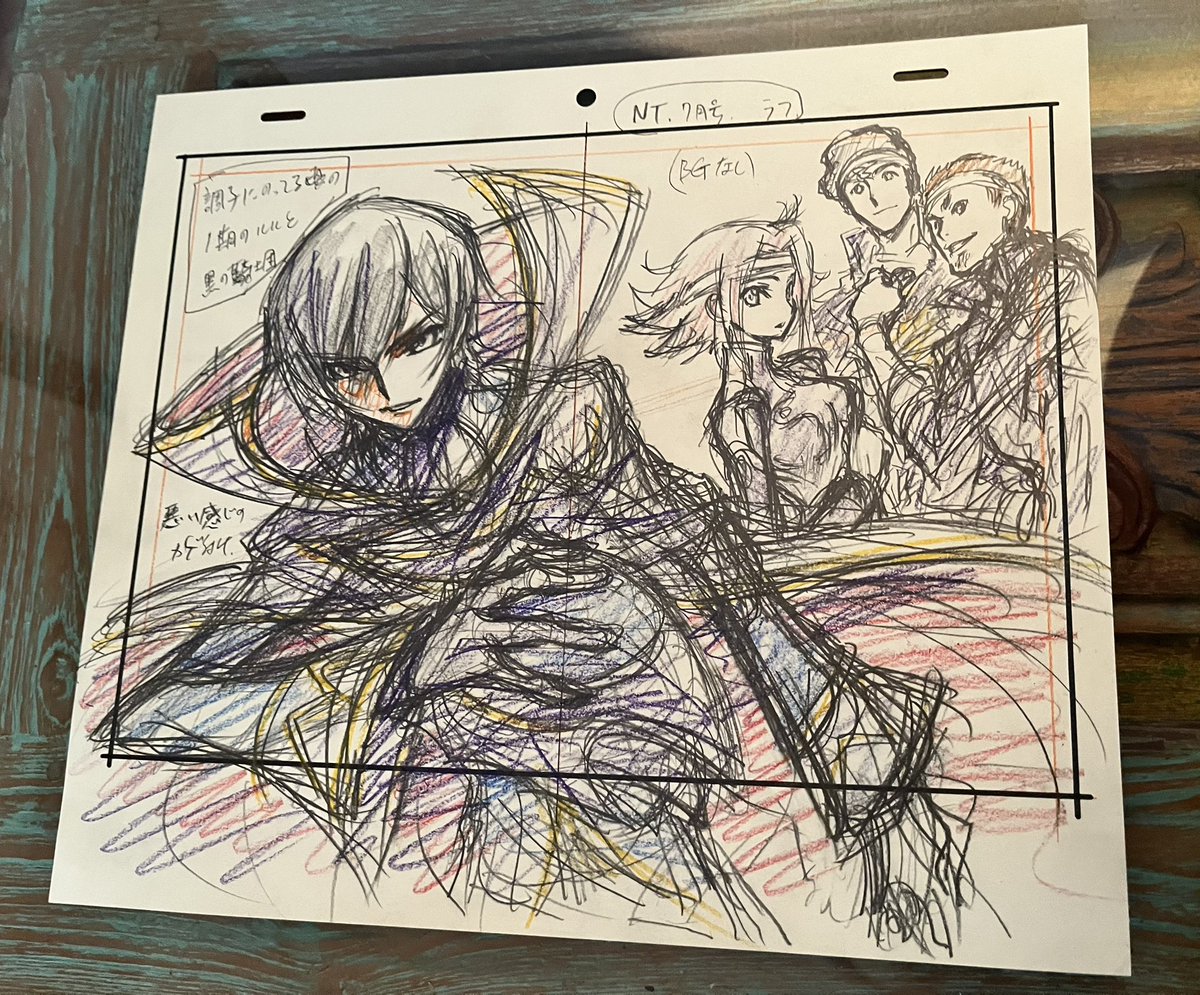 ricca_comic's tweet photo. コードギアス20周年おめでとうございます。
一緒に祝えなくて残念ですが
パパのアニメーター人生の約半分をギアスと共に歩んできました
それこそ放映時2歳だった娘が成人するまで

すごいことですよ！

いつまでも皆様の胸に灯る光でありますように✨

今原画手元にないので再掲ですみませぬ https://t.co/7sJdFlKa4y
