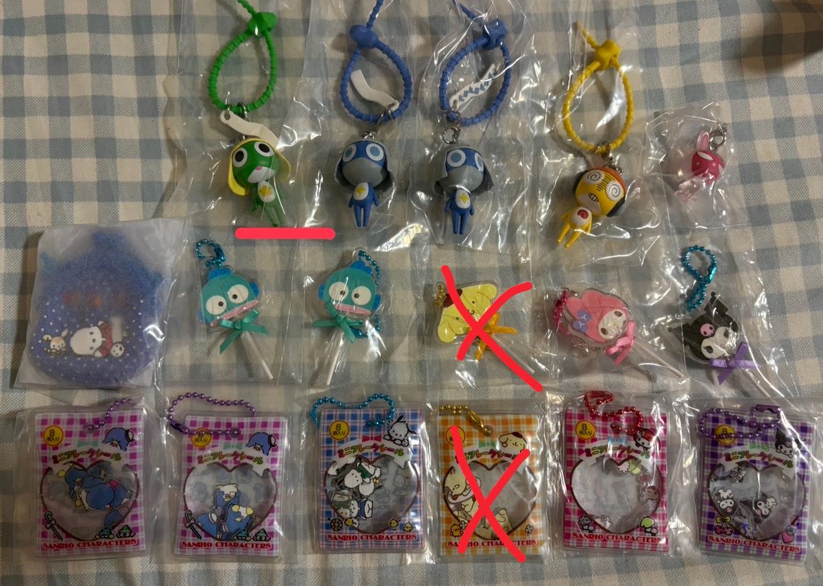TXT_5HINee's tweet photo. めじるし　交換　買取　譲渡

譲:1〜4枚目　買取

求:リプ画像

郵送またはヤフフリ📮

レート考慮お願いします
お断りは♡

ヒスミニ　ヨッシー　ちいかわ　mikko ふわスノ　ナルミヤ　キティ　シナモン　ベリエ　たまごっち https://t.co/BicTIheyuc