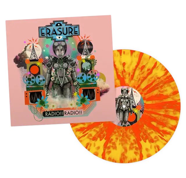 CyberNoise's tweet photo. Erasure @erasureinfo to release new album 'Radio!! Radio!!' on 12/03/2027 via @MuteUK https://t.co/LflhuTSx7T | https://t.co/C0YmL8UZ61 exclusive vinyl available at HMV @hmvtweets https://t.co/hIWz12gJEh + @RoughTrade https://t.co/gJ7Re8AjvN https://t.co/SUvSqqmt8Q
