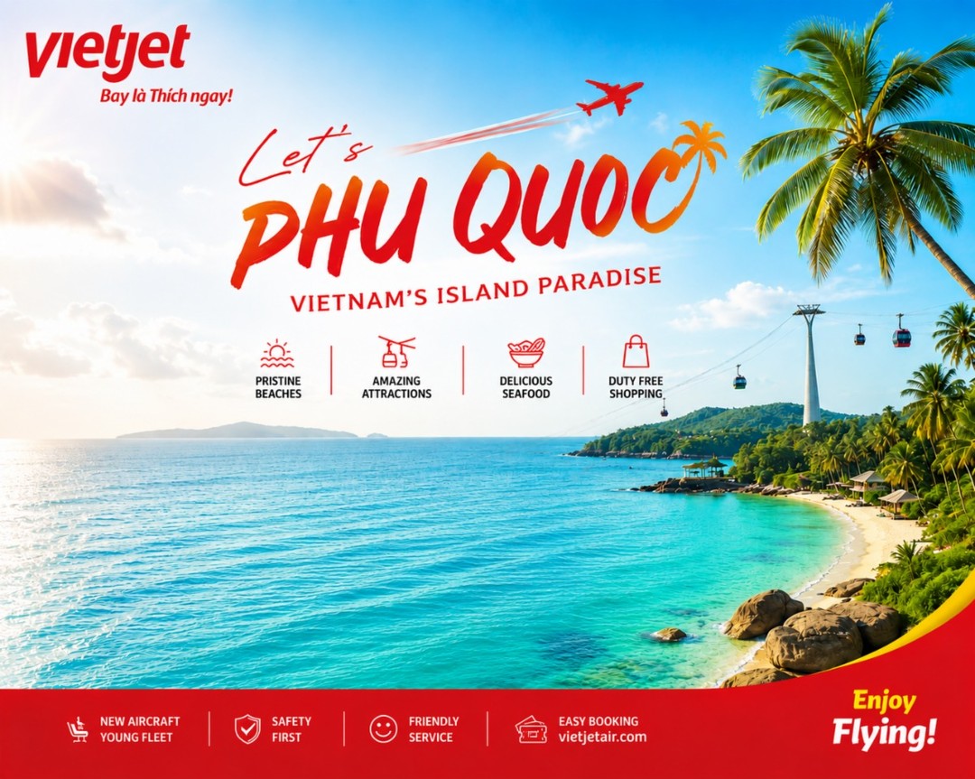tugbaerdoan's tweet photo. Fly VietJet to Phu Quoc, Vietnam’s tropical island paradise. Enjoy crystal-clear waters, pristine beaches, fresh seafood, vibrant local culture, and unforgettable attractions. https://t.co/gTxUYRqwNc