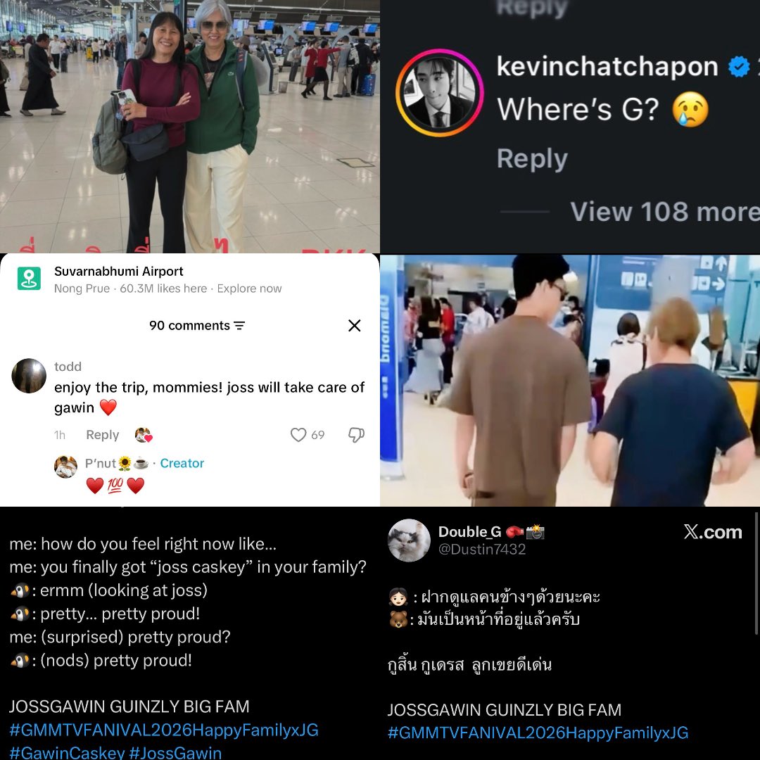 PeeWeeGIlY's tweet photo. This is just a 24-hour spam 😭 Imagine if we combined everything from 2023–2026, or even going all the way back to the day Green showed Joss a video of Gawin singing. I genuinely can’t handle it. 😭

#JossGawin #จอสกวิน https://t.co/gicuR7nBH1