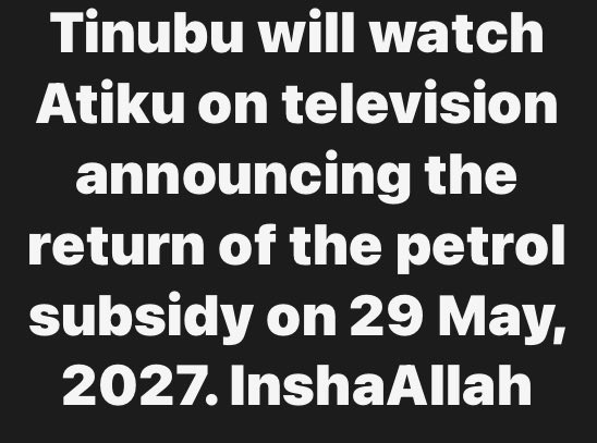Gassol0001's tweet photo. Insha Allah 🙏🏾🤝 https://t.co/gTdiDKIZb6