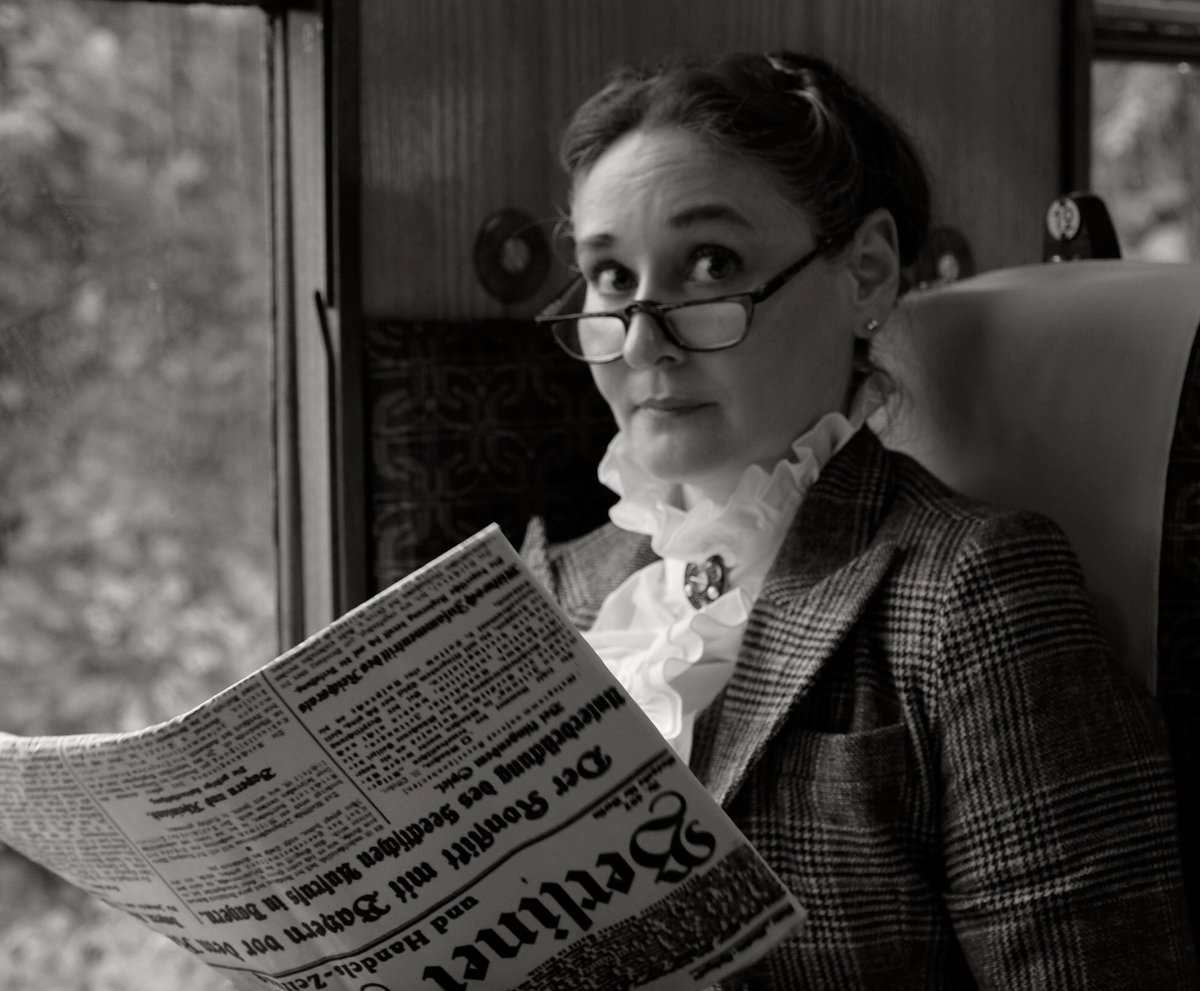 philipreeve1's tweet photo. I forgot to mention these hard-hitting cameos: Amanda Lindseth as Annoyed Lady on Train and Frodo as the Startled Poodle. https://t.co/pMoNPDt2Th https://t.co/zIkrFNiwgO