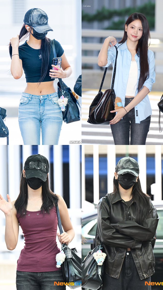 idol0utfits's tweet photo. CARMEN Airport Style ✈️
 
Tas yg selalu dipakai Carmen setiap ke Airport : https://t.co/jvQabXe749

#CARMEN  #카르멘 #Hearts2Hearts #하츠투하츠 https://t.co/zxuIJ4hslu
