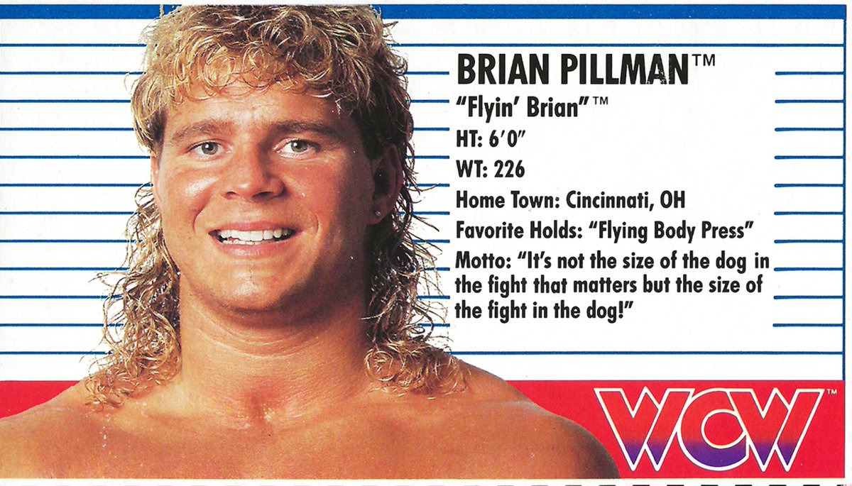 WWFWrestling1's tweet photo. #FlyinBrian #BrianPillman #WCW https://t.co/aY9IzATT28