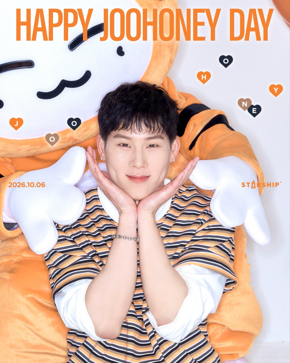 STARSHIPent's tweet photo. HAPPY BIRTHDAY JOOHONEY 🐯♥️

주헌의 생일을 함께 축하해 주세요!

#MONSTAX #몬스타엑스
#JOOHONEY #주헌
#HBDtoJOOHONEY https://t.co/JmMMJQ6HIg