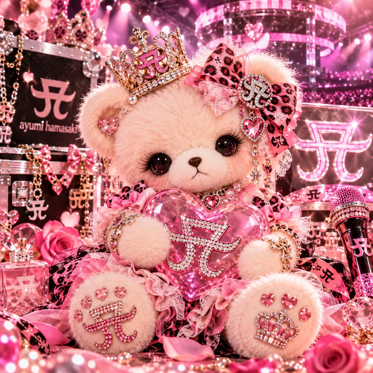hide722yu's tweet photo. 浜崎あゆみをイメージした、くま🧸ちゃん(*´罒`*)

 #浜崎あゆみ
 #くま
 #画像どうぞ https://t.co/lqQJzDkyqb