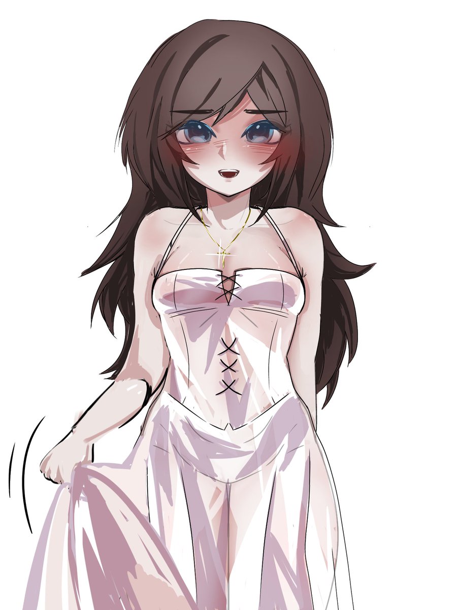 mrMinq's tweet photo. Ok so..I love imagining but suck at drawing but think about this...on a rainny night, that country girl in a cute white dress gets caught in the rain and asks to stay at your place. She’s still a virgin, so she always wears that bracelet to prove her purity
Just fking kill me alr https://t.co/O3KuizjPvH