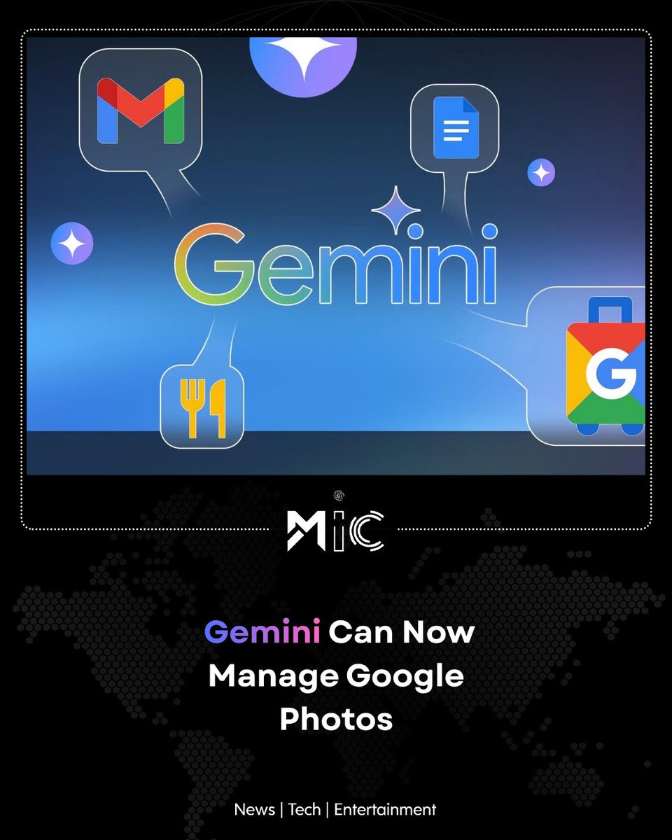 mictechofficiaI's tweet photo. Google’s Gemini Spark can now work with users’ Google Photos libraries using AI. It can help find, organize and manage photos, making it easier to handle large photo collections.
#Google #Gemini #GooglePhotos #mictech #micnews https://t.co/0oH7pDmTlU