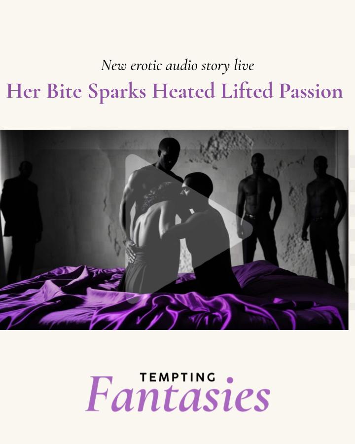 Temptingfxxx's tweet photo. We've crafted our most intoxicating fantasy yet. Let the sting of raw lust consume you in "Her Bite Sparks Heated Lifted Passion". 🖤💦

Listen: https://t.co/IBzl8QkdkM

#Erotica #AudioSmut #EroticAudio #SexStories https://t.co/bRyssQm4UT