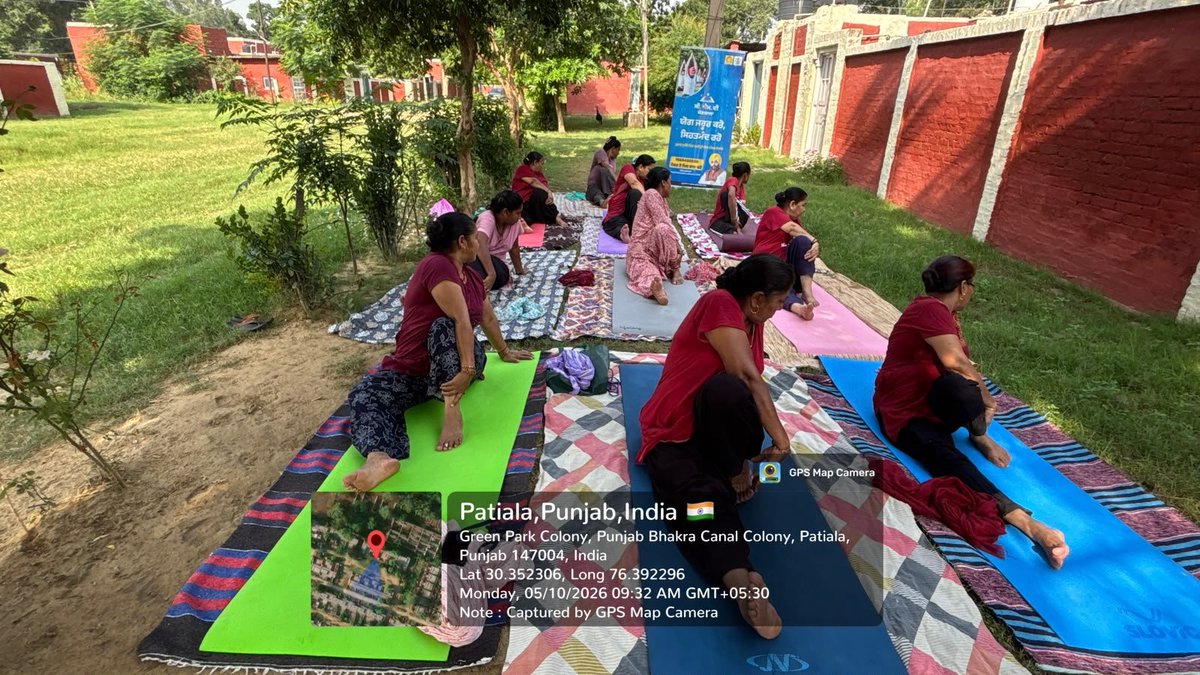 cmdypatiala's tweet photo. Bhakra colony rest house on jail road patiala 
Time 8:50-9:50 am

@cmdiyogshala
@BhagwantMann
@AAPbalbir
@YogaAmreshJha
@KamleshMSU
@PbGovtIndia
#cmdiyogshala
#freeyogaclasses
#GovernmentofPunjab https://t.co/wougnbFBJ8