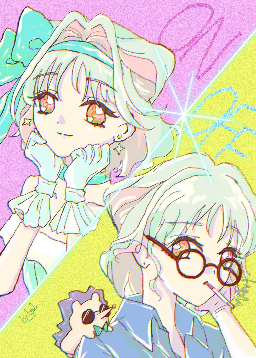 ztmy_fan's tweet photo. イチジク煙にら描きました。
あともう少し手直しするかもだけど……
文禍伝雷までに印刷しよかな。欲しい人いるのか？笑
#ずとまよファンアート https://t.co/rBfCTAvd9q