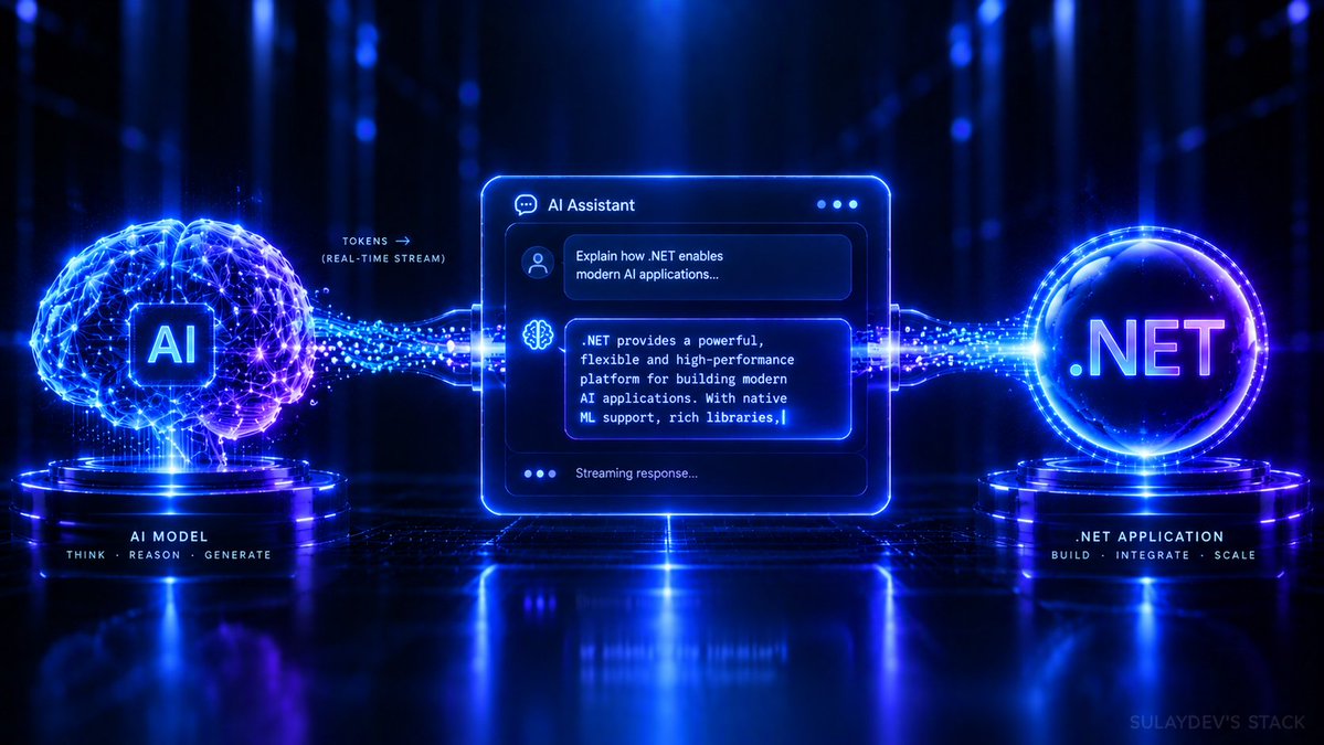 sulayjoshi's tweet photo. Users don't wait 8 seconds for a wall of text anymore.

Here's token-by-token streaming in https://t.co/PbpArqfiGd Core, start to finish. 🧵 https://t.co/AWgqt1a1WO