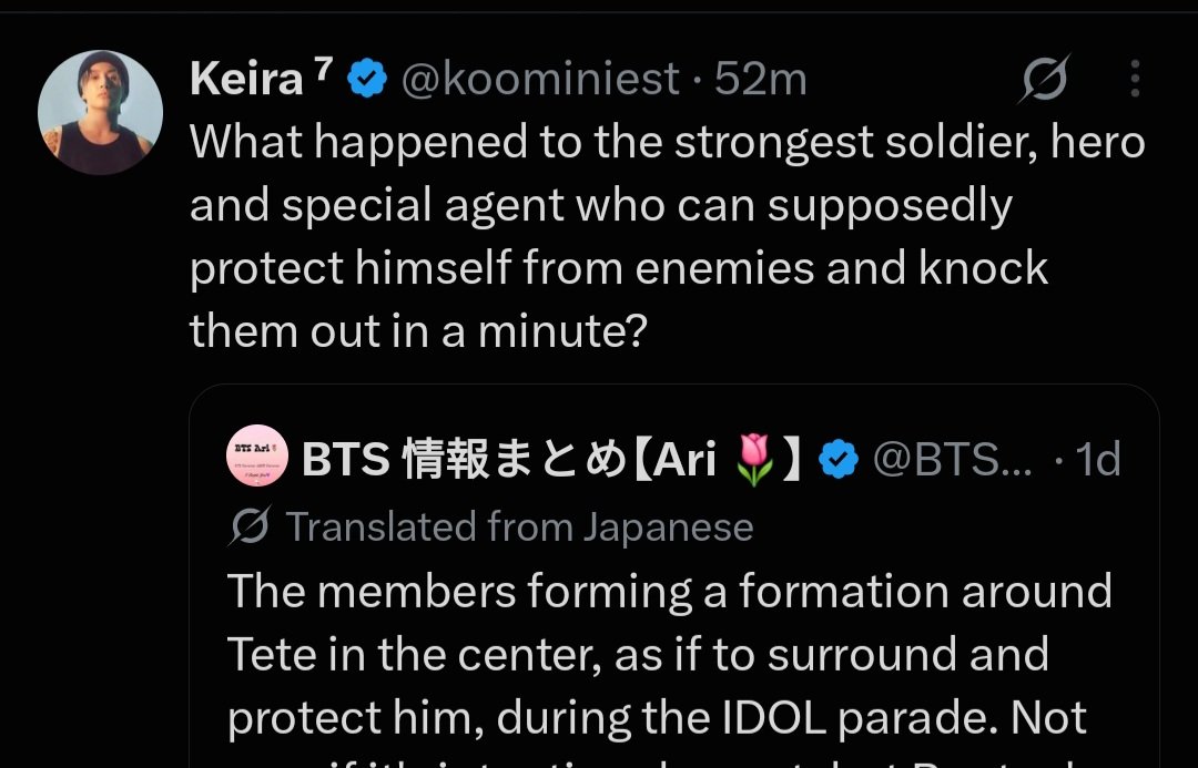 koovarbie's tweet photo. 🟥‼️ VILE jikooker keira is actively joking and normalizing D//THS directed at Taehyung, as well as repeatedly degrading and wishing harm on him herself. 

Report to hybe portal 🆘️

=> https://t.co/gY14CsC9Ee

REPORT: https://t.co/MCrUIlkGfb

> Violent speech

Drop 80 replies https://t.co/0yD4Hqtt2C