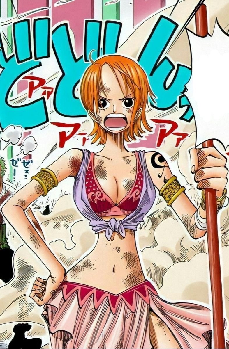 HauntingUrHouse's tweet photo. her body is vodka cause tea isn’t strong enough to describe how snatched nami is https://t.co/EgcP982gL7