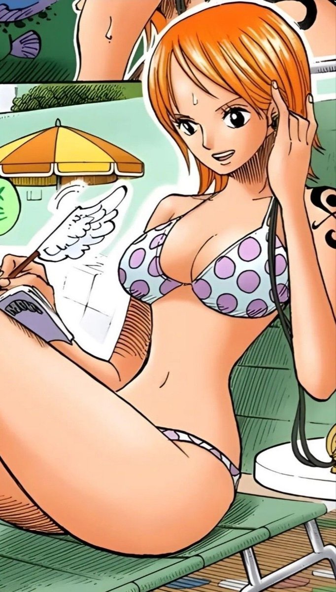 HauntingUrHouse's tweet photo. her body is vodka cause tea isn’t strong enough to describe how snatched nami is https://t.co/EgcP982gL7
