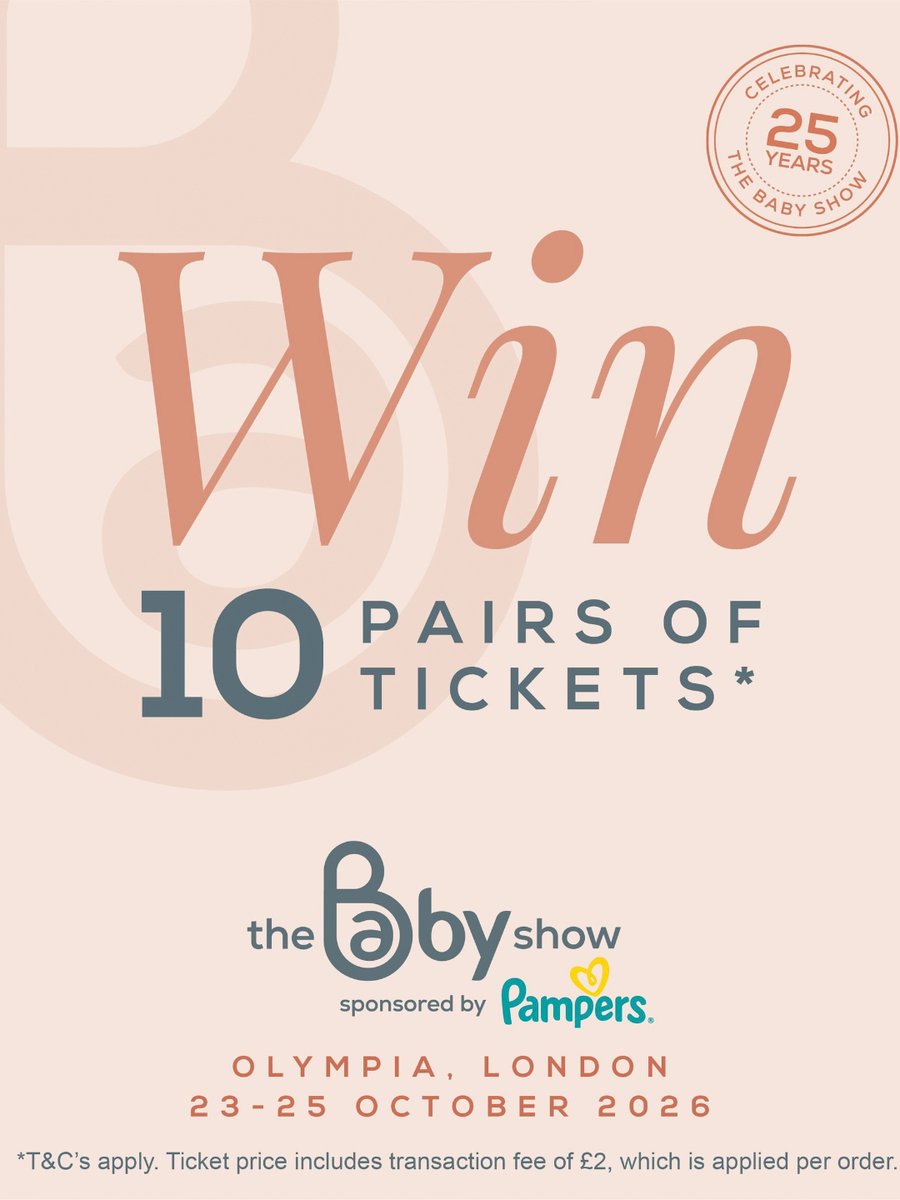 Milton_baby's tweet photo. We'll be at the Baby Show at Olympia, London 23rd - 25th October! Come visit the Milton stand for live product demos, expert advice on sterilising and baby hygiene, and special show discounts.
Book your tickets: https://t.co/IIgCvG495Q
#baby #pregnant #pregnancy https://t.co/DAZS3aT8JB