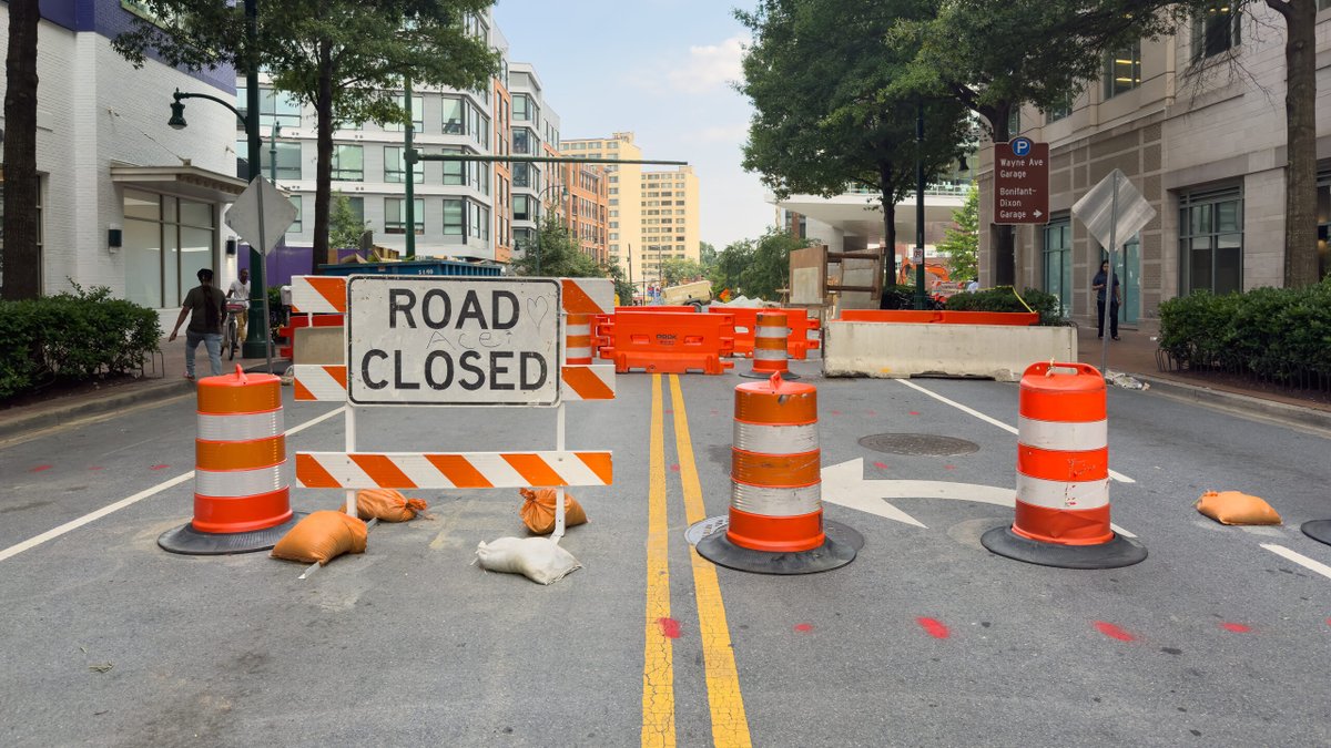 SourcetheSpring's tweet photo. The Wayne Avenue–Fenton Street intersection in downtown Silver Spring will be closed overnight for Maryland Purple Line work through Thursday, October 15. www.​sourceofthespring.​com/silver-spring-news/2921427/purple-line-work-closes-downtown-silver-spring-intersection-overnight/ https://t.co/DFVFcXq0fA