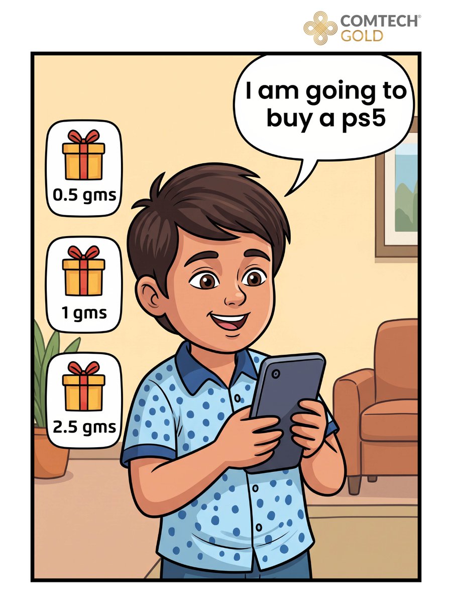ComTechOfficial's tweet photo. Small gifts from the whole circle create big smiles and a secure tomorrow! 🎁✨

With ComTech Gold Group Gifting, come together to power their dreams while investing in what they truly need. 🎮💛📈

#ComTechGold #GroupGifting #DigitalAssets #SmartInvesting #DigitalGold #GiftOfGold #InvestInTheFuture