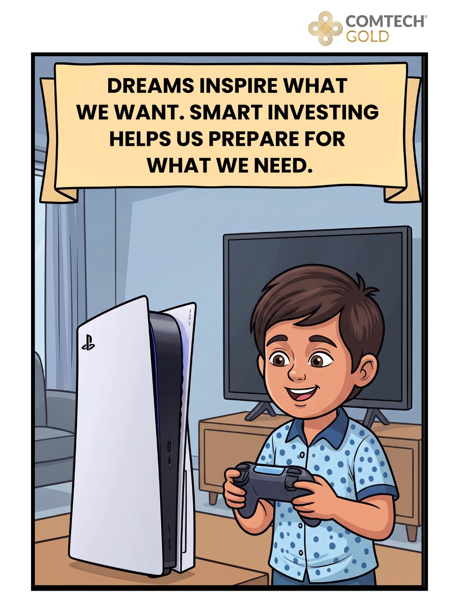ComTechOfficial's tweet photo. Small gifts from the whole circle create big smiles and a secure tomorrow! 🎁✨

With ComTech Gold Group Gifting, come together to power their dreams while investing in what they truly need. 🎮💛📈

#ComTechGold #GroupGifting #DigitalAssets #SmartInvesting #DigitalGold #GiftOfGold #InvestInTheFuture