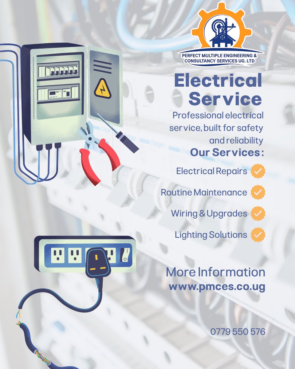 pmces2026's tweet photo. We provide safe, reliable, and professional electrical solutions for homes, offices, commercial buildings, hotels, schools, and other facilities.
#PerfectMultiple
#Electricalwork https://t.co/KtGx3wNbgc
