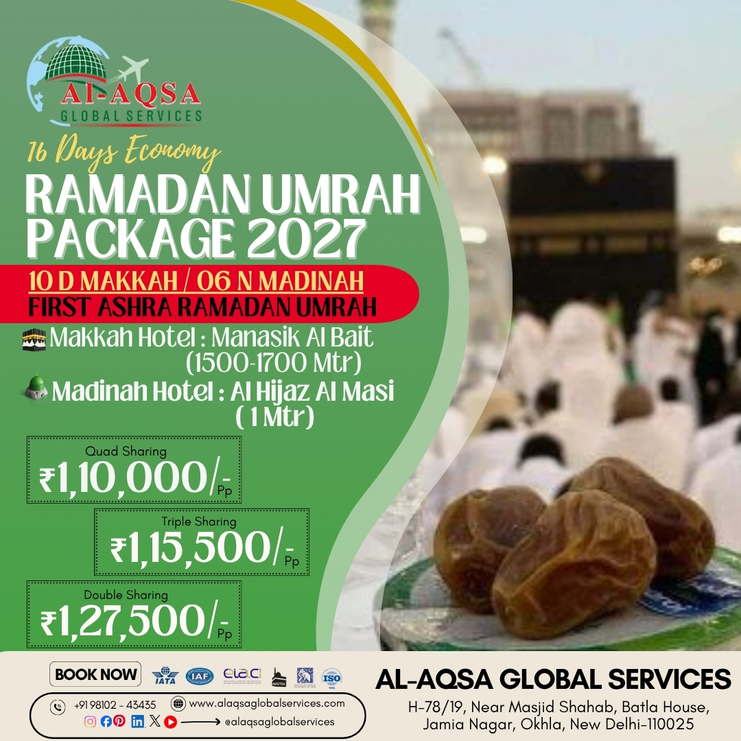 alaqsaglobal's tweet photo. Ramadan Umrah Package 2027 With Al Aqsa Global Services.🕋✨

Experience the blessings of Ramadan in Makkah &amp; Madinah with packages made for every pilgrim. 
.
.
.
.
.
.
.
.
#AlAqsaGlobalServices #umrahwithalqsa #umrah2027 #ramadanumrah #ramadan2027 #ramadaninmakkah https://t.co/nmAG7hH0kI