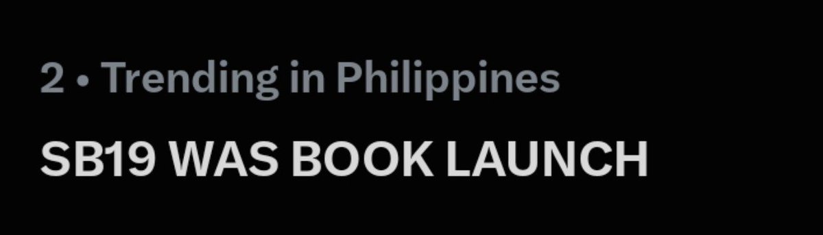 GlobalTrendSB19's tweet photo. A'tin! Are we up to reach the no. 1 trend? We're already a step closer at no.2!

SB19 WAS BOOK LAUNCH
@SB19Official #SB19
#SB19xSummitBooks_MediaDay https://t.co/fgSUOYOWMC