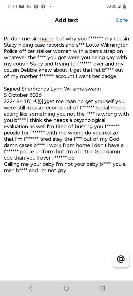 IBOSSLW's tweet photo. S*** I need to be m************ United States  special forces army FBI officer police officer of or decade  how many cases I've been busting with you all trying to f****** steal from people and all the dumb s*** y'all been doing I'm tired of y'all 222484401 sherrhonda Lynn Will https://t.co/Ykwg6WbRmw