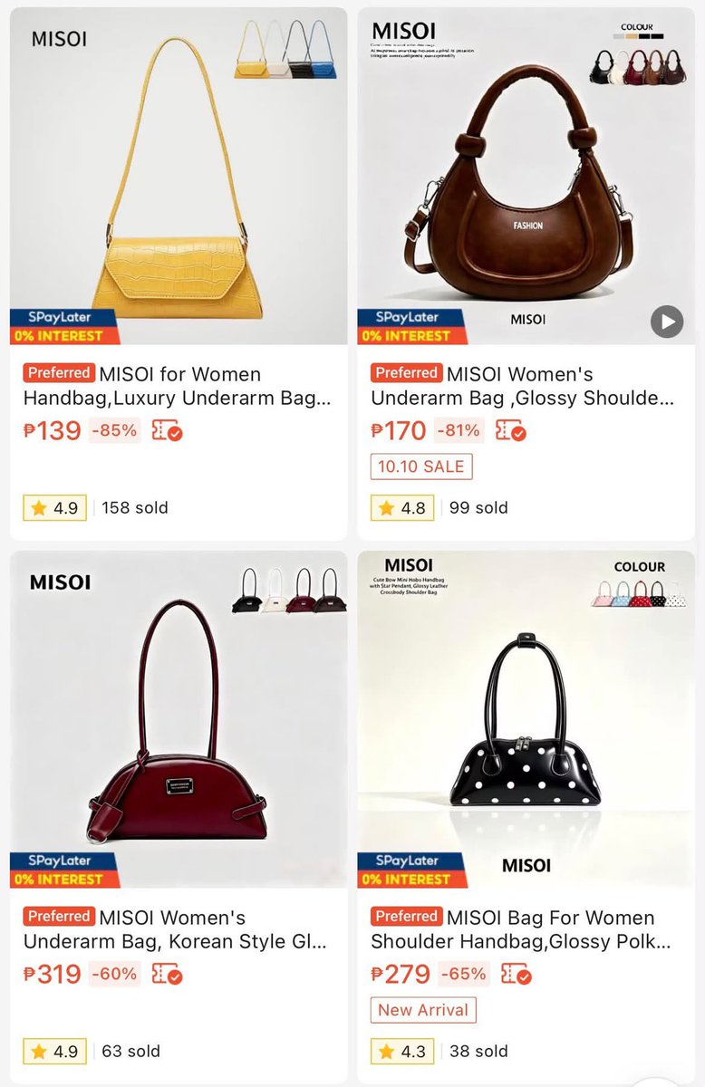 itsamivibesbfhy's tweet photo. UNGATEKEEPING THIS SHOP FOR MY COLLEGE BESTIES AND CORPORATE GIRLIES! 💅✨

If you want expensive-looking bags without the luxury price tag, I got you! 😭🤍 Sobrang ganda ng quality, parang galing high-end boutique pero swak pa rin sa bulsa. https://t.co/syF2lwOC3e