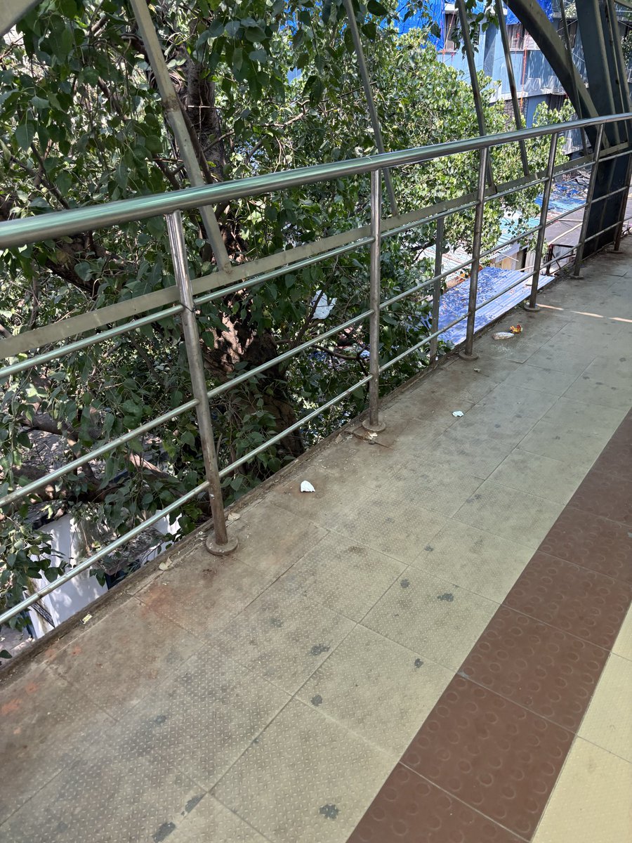 ani_singh23's tweet photo. Dahisar station foot overbridge should get prize for cleanliness.

@drmbct @DahisarPS @Dahisarvoice @AshwiniVaishnaw @RailMinIndia @RailwaySeva @WesternRly https://t.co/mvjICHAJzd