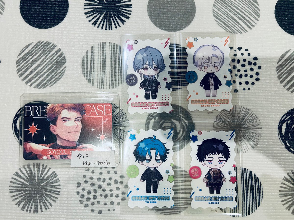 kky_trade's tweet photo. 【交換】ブレイクマイケース　ブレマイ　カード

譲)画像1〜2枚目
求)画像3枚目　新開、相沢

※求はなるべく同数にしたいためお返事お待ち頂ける方
※他募集ポストと纏めて交換優先
※局留め対応不可

お気軽にお声掛け下さい https://t.co/ZjfnNaUERJ