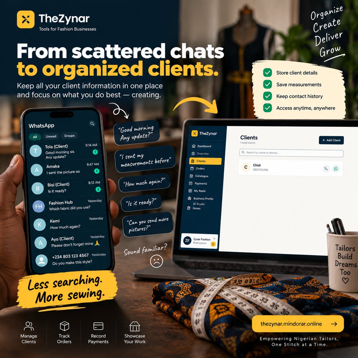 TheZynarTeam's tweet photo. If running your fashion business depends on finding “that message from 3 months ago”… we need to talk https://t.co/lropvP4Rts