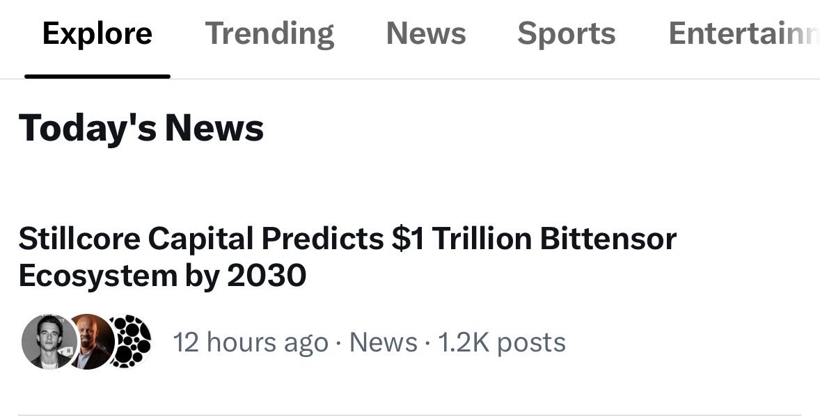 realalvin911's tweet photo. $TAO is making headlines all day long.

With this gigantic level of attention on $TAO (plus AI Revolution tailwind), it’s inevitable that $TAO will pump hardest.

When the crypto bull run hits its parabolic peak phase, $TAO is going to pump so much you forget your own name. 100x. https://t.co/IQ3yaSC8Pu