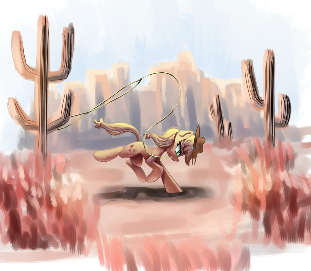 Yenneno_Pone's tweet photo. Day #4: Cactus
Have you seen cactus like these irl?
#Inktober2026 #Inktober #mlpg4 #mylittlepony #mlp https://t.co/WsSOjOVJG0