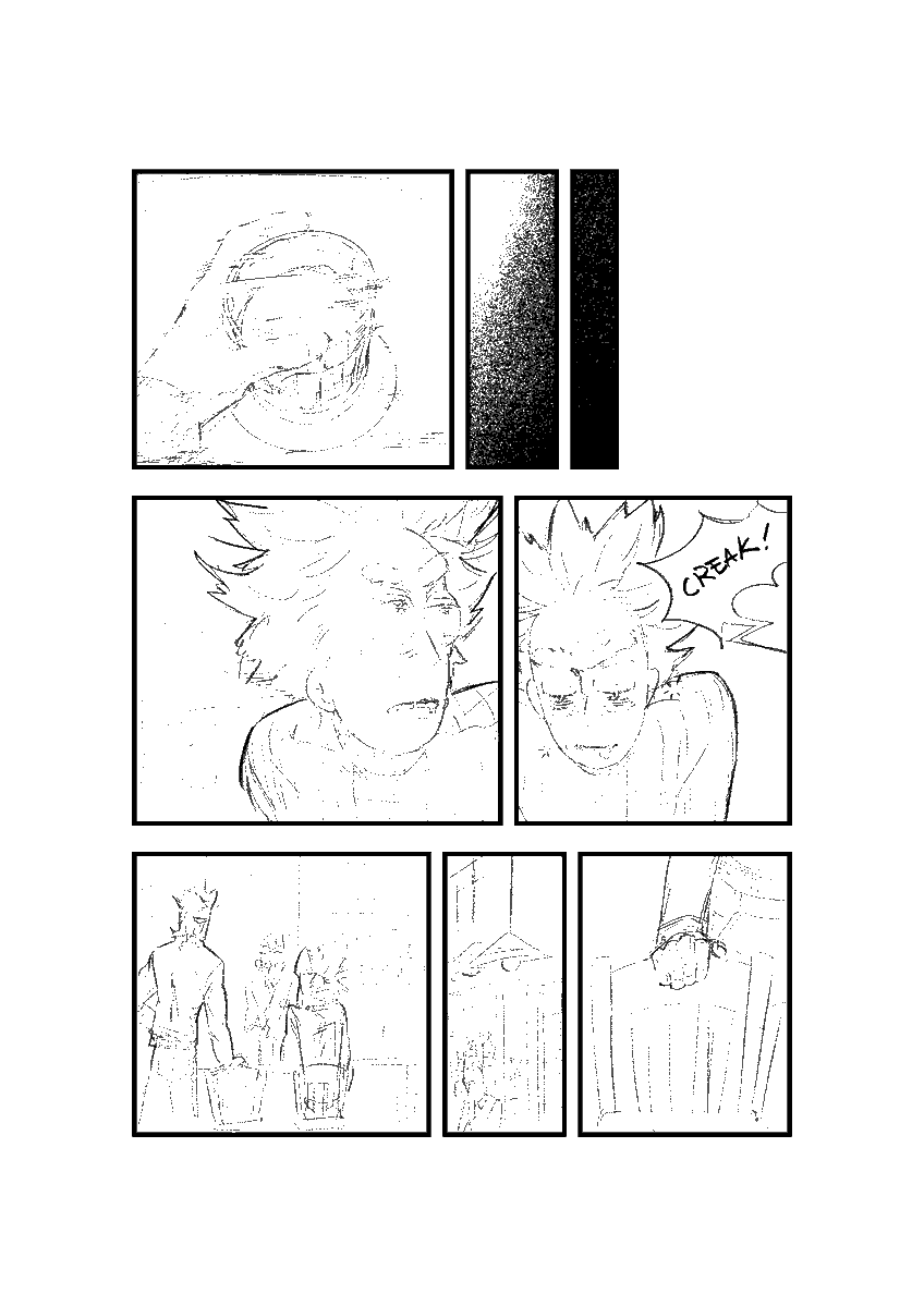 myamgo's tweet photo. #prickcest
Edited page 1 a bit and finished 2! https://t.co/bxr5Pop0HT