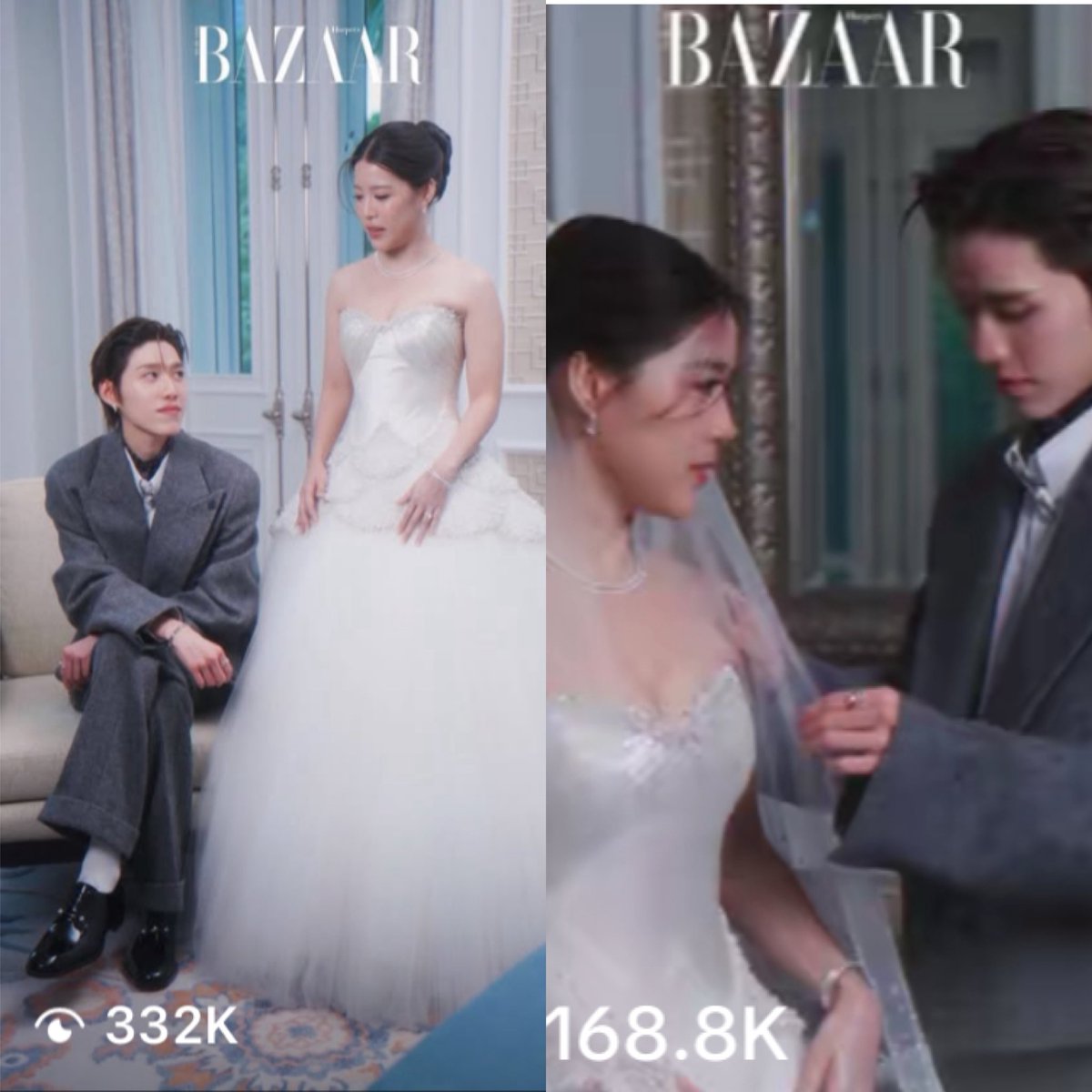 _muffinp's tweet photo. ยอดวิวของงานแต่งเจ้เพชรที่ใส่เครื่องประดับ Cartier แมสมากทั้งใน x / ig / tiktok วิวเป็นแสน ยอดไลค์เยอะมากทุกแพลตฟอร์ม ฮื่อ น้องชายก็มีตำแหน่ง BA ยอดออร์แกนิคสุดๆ ถูกหยิบมาพูดถึงทั้งหมด ชุด เครื่องประดับ สถานที่ นิ่ฟินแทนแบรนด์ๆจิงๆจ้ะ🥹 https://t.co/hL3Dm09xnG