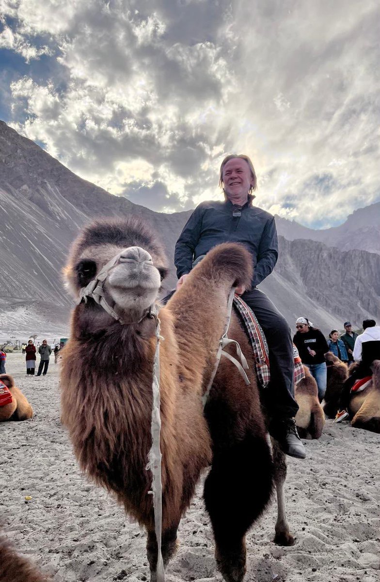 TheAusToday's tweet photo. Australian High Commissioner Philip Green thanks India for an unforgettable adventure in Ladakh. 

“Bucket list experience! ✅ I’ve just been trekking in the incomparable #Ladakh Himalaya, including hiking the Lasermo La pass, at 5400 metres. Thank you India! 🇮🇳,” he wrote @AusHCIndia 

#Ladakh #IndiaAustralia #Himalayas #IncredibleIndia

@DrAmitSarwal @Pallavi_Aus @HCICanberra @lg_ladakh @utladakhtourism @rishi_suri