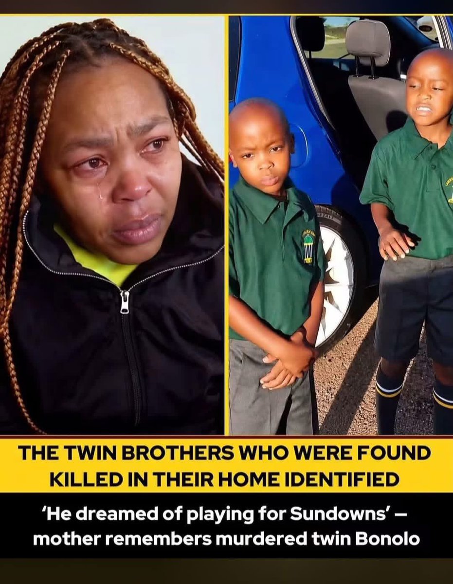 presh_rabbit's tweet photo. Merriam had left home for work at around 6:30am. When she later returned, she discovered the bodies of her sons inside their bedroom. Police found the brothers with multiple stab wounds. 

Raising twins for 14 years only for thugs to murder them. They also stole phones 😭🙆‍♂️ https://t.co/KQ9P3T8N5B