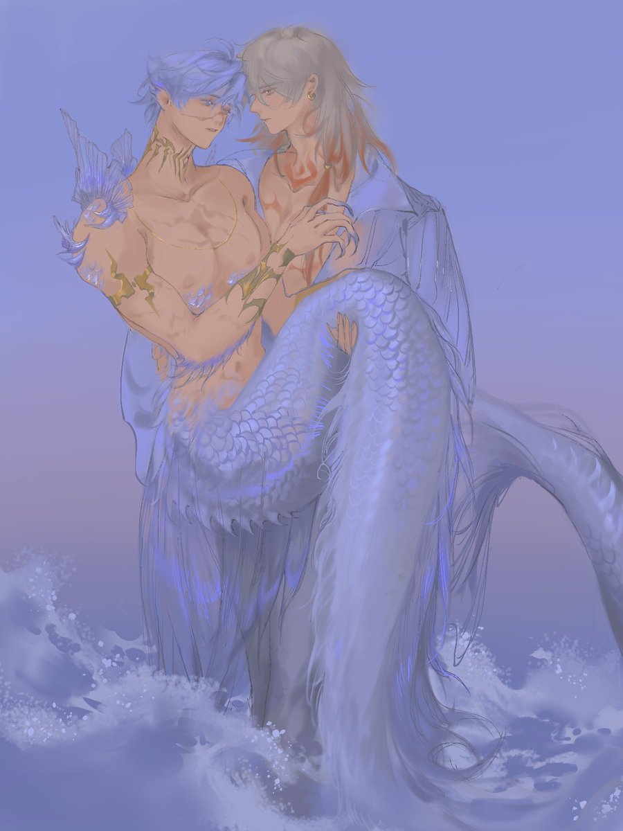 ppar_g's tweet photo. #myphai really wanted to draw mermaid ☀️ https://t.co/Q9f8B58Sxm
