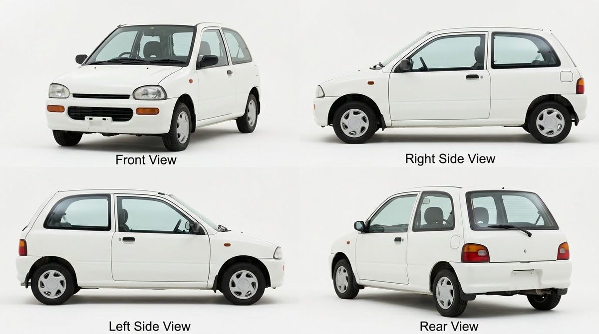 PIKAMOSU's tweet photo. こんにちは。

AIで車の画像生成、
展開図にしてもらい。
3Dモデル、テクスチャを生成、
ローポリゴンで外装、簡単な内装も
用意してくれました。

#Blender https://t.co/X225g69FPn