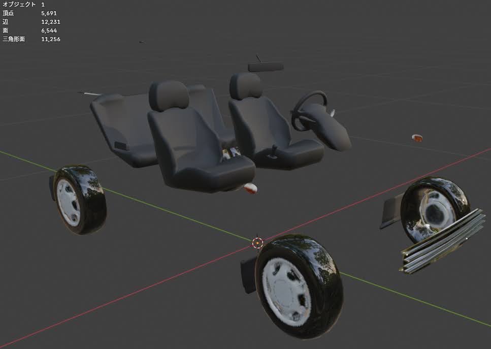PIKAMOSU's tweet photo. こんにちは。

AIで車の画像生成、
展開図にしてもらい。
3Dモデル、テクスチャを生成、
ローポリゴンで外装、簡単な内装も
用意してくれました。

#Blender https://t.co/X225g69FPn